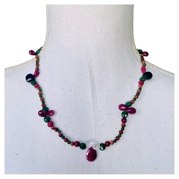 Fair Trade Multicolor Beaded Necklace - Picture 1 of 4